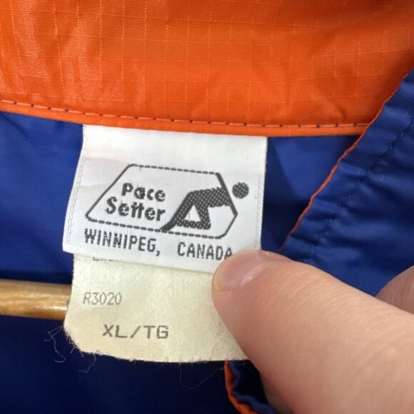 Vintage Kamloops Blazers WHL Men XL Windbreaker Jacket WHL OHL Hockey Junior - Picture 3 of 7